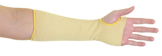 Beeswift Glovezilla Para-Aramid Sleeve With Thumb Holes 12” Yellow 12” (Pair)