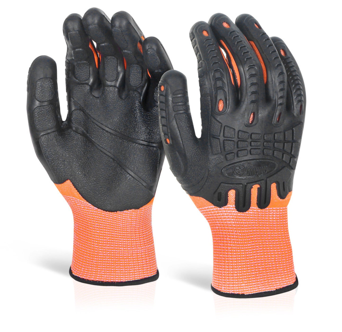 Beeswift Cut Resistant Fully Coated Impact Glove Orange S (Pair)