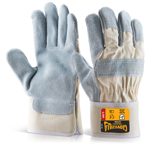 Beeswift Glovezilla Cut Resistant Rigger Glove White XL (Pair)