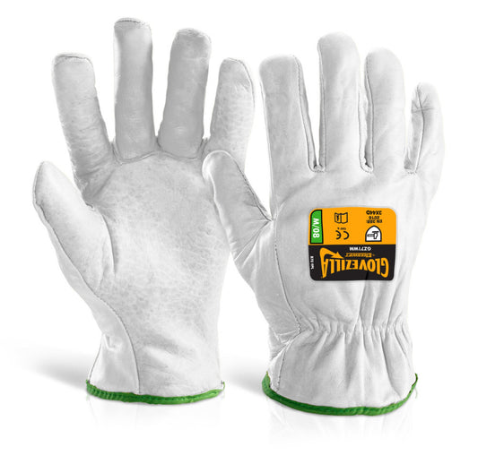 Beeswift Glovezilla Cut Resistant Drivers Glove White XL (Pair)