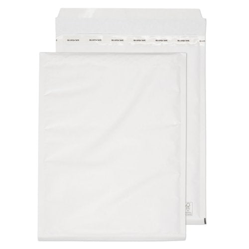 Blake Packaging Envelopes White Pocket Peel and Seal Bubble Padded 90gsm 360x270mm (Pack 100) - H/5