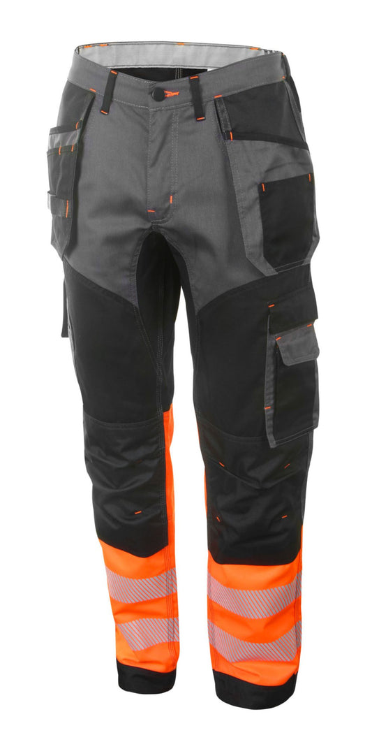 Beeswift High Visibility Two Tone Trousers Orange / Black 30T