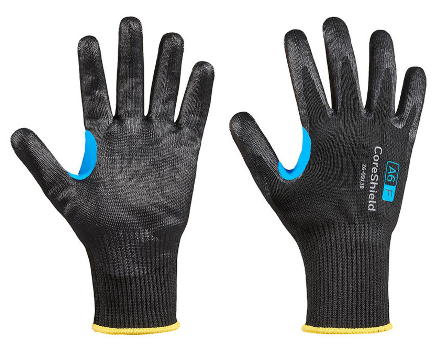 Honeywell Coreshiled Smooth Nitrile Cut F Glove Black 07 (Pair)