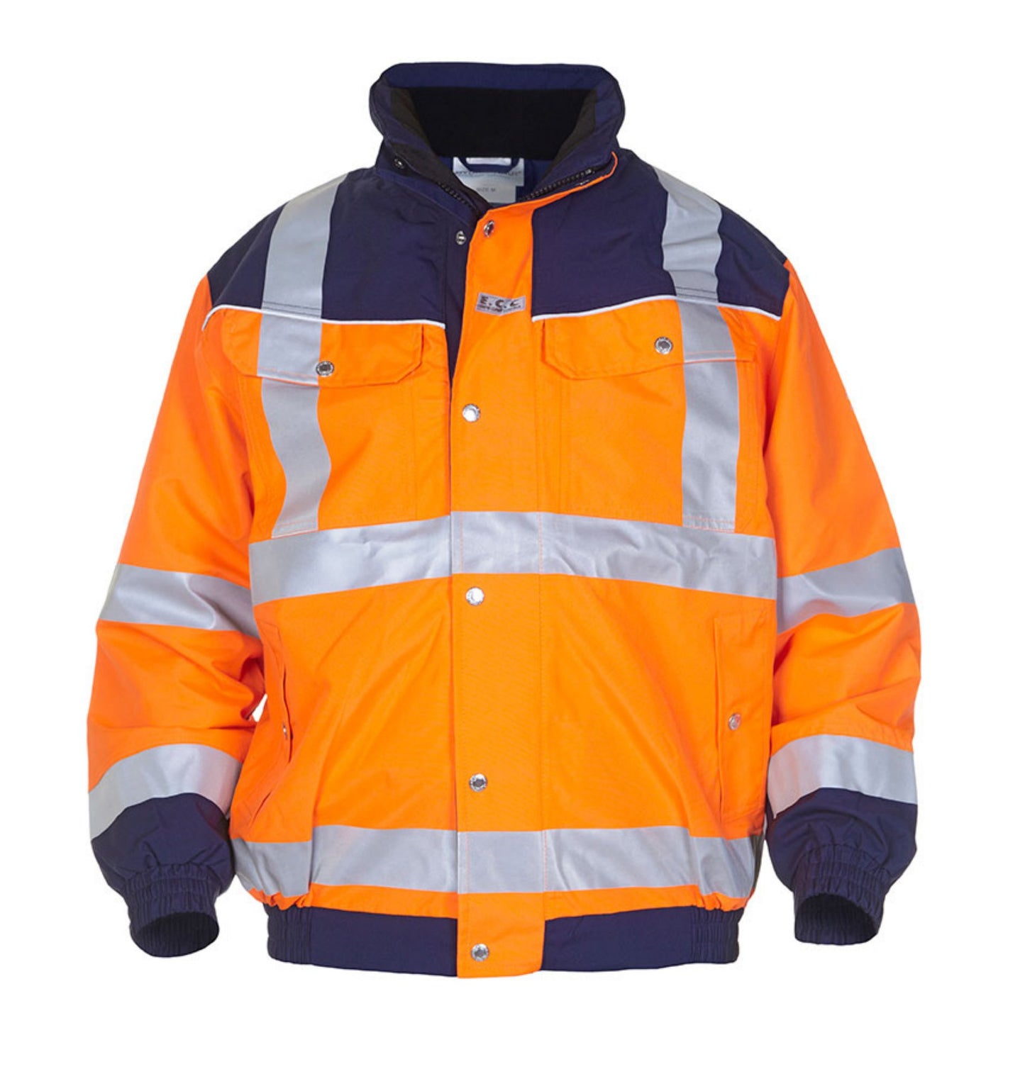 Hydrowear Furth High Visibility Simply No Sweat Pilot Jacket Two Tone Orange / Navy M