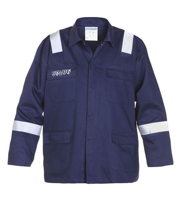Hydrowear Melk Multi Cvc Flame Retardant Anti-Static Jacket Navy Blue 36