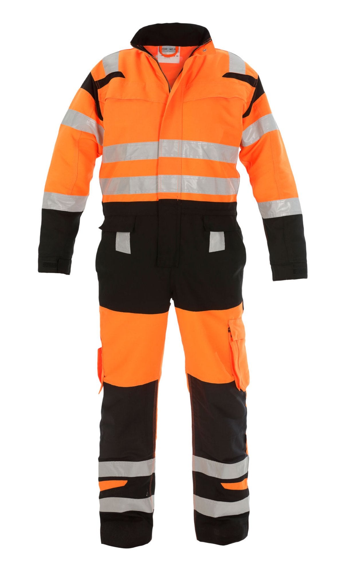 Hydrowear Hove High Visibility Two Tone Coverall Orange / Black 50