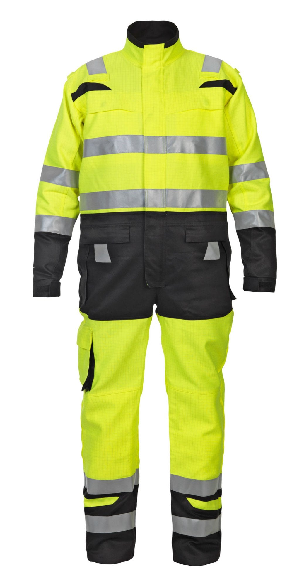 Hydrowear Hove High Visibility Two Tone Coverall Saturnyellow / Black 50