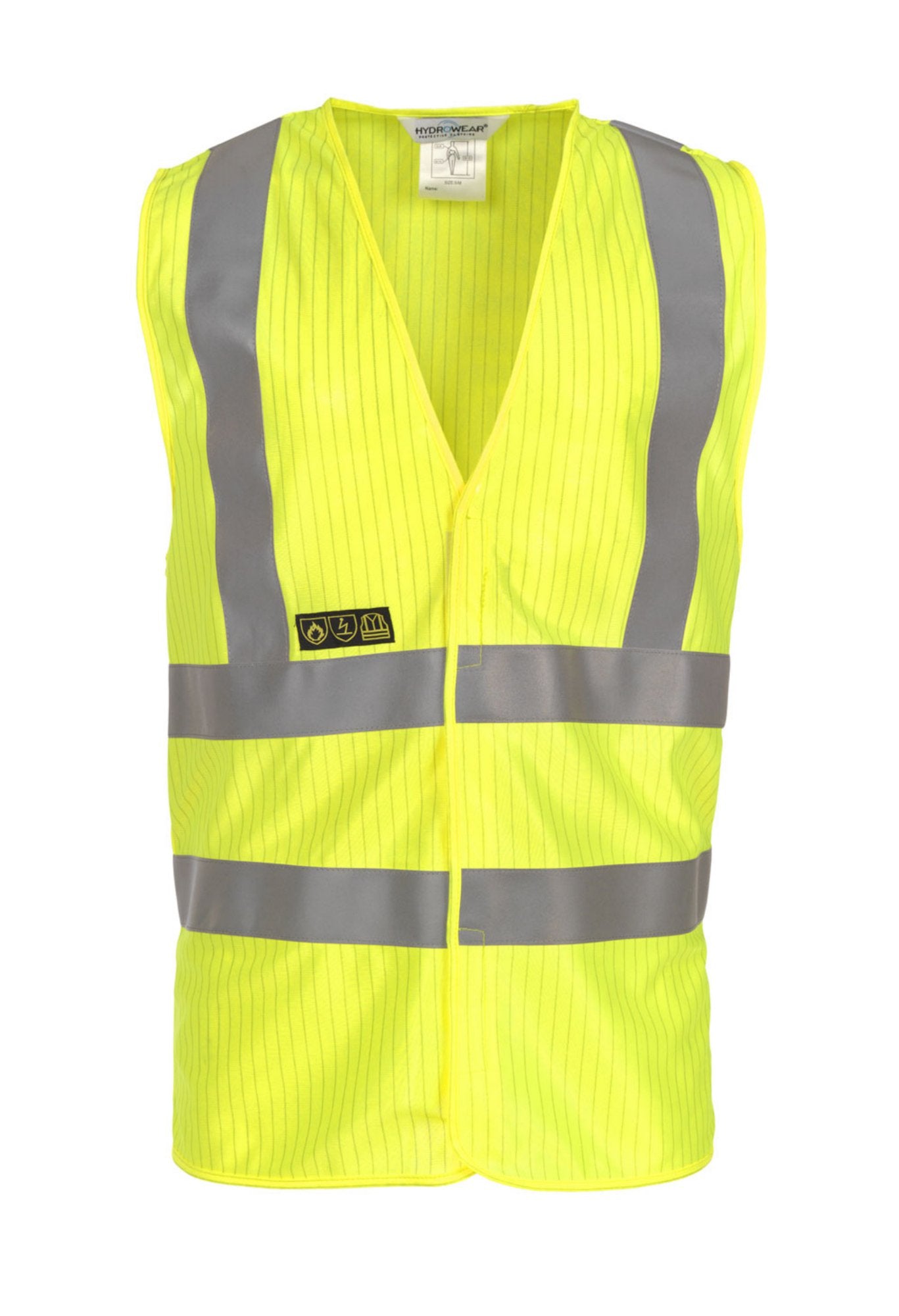 Hydrowear Mably High Visibility Flame Retardant Anti-Static Waistcoat Saturn Yellow LXL