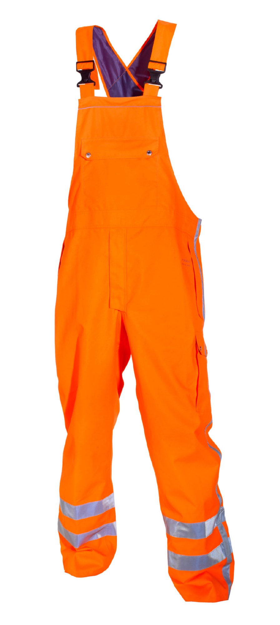 Hydrowear Utting Simply No Sweat High Visibility Waterproof Bib and Brace Orange 4XL
