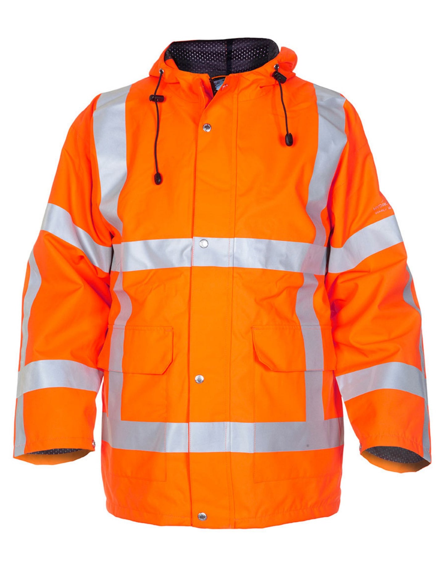 Hydrowear Uithoorn Simply No Sweat High Visibility Waterproof Parka Orange 4XL