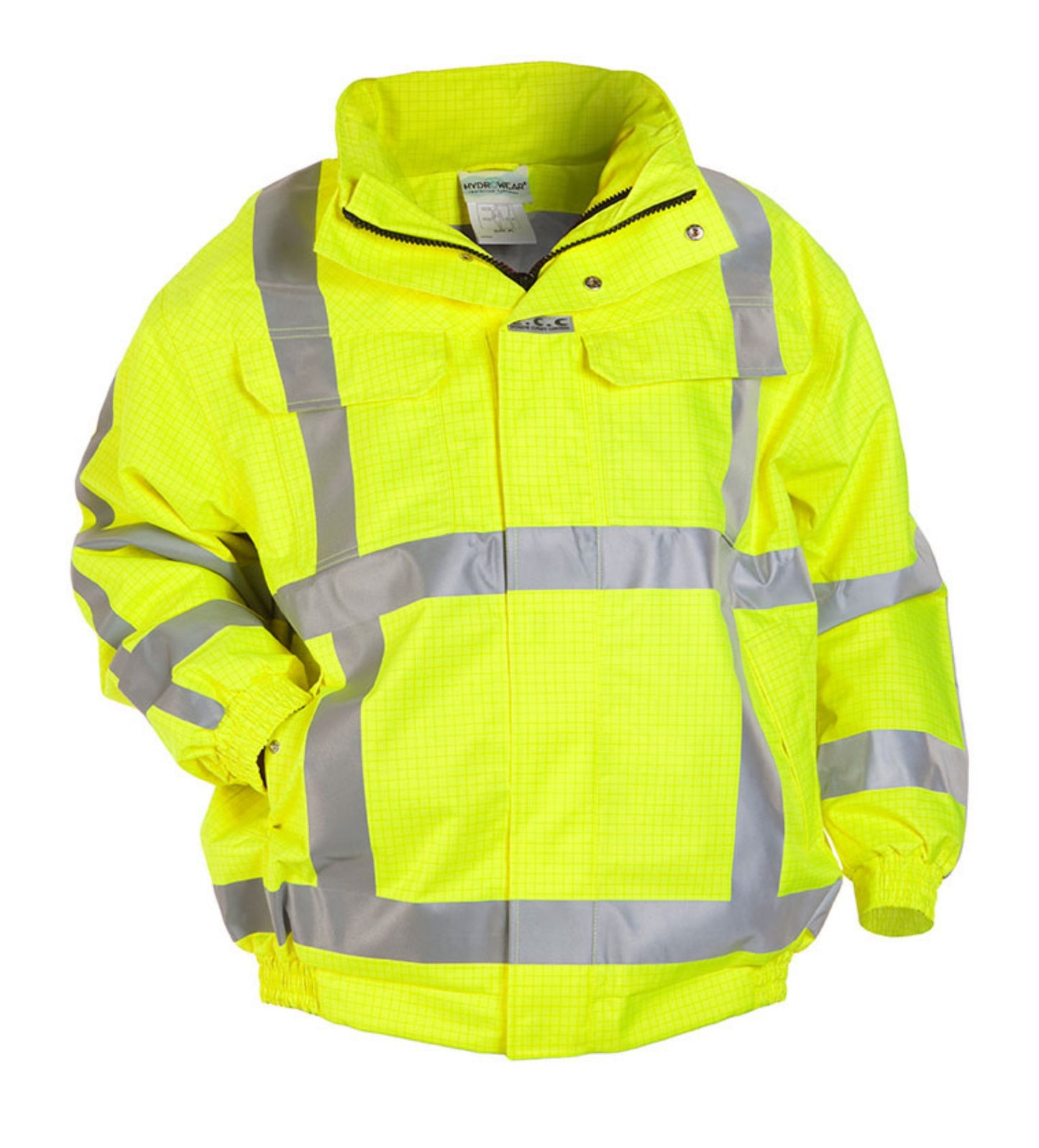 Hydrowear Moers Multi Simply No Sweat Flame Retardant Anti-Static High Visibility Waterproof Pilot Jacket Saturn Yellow 2XL