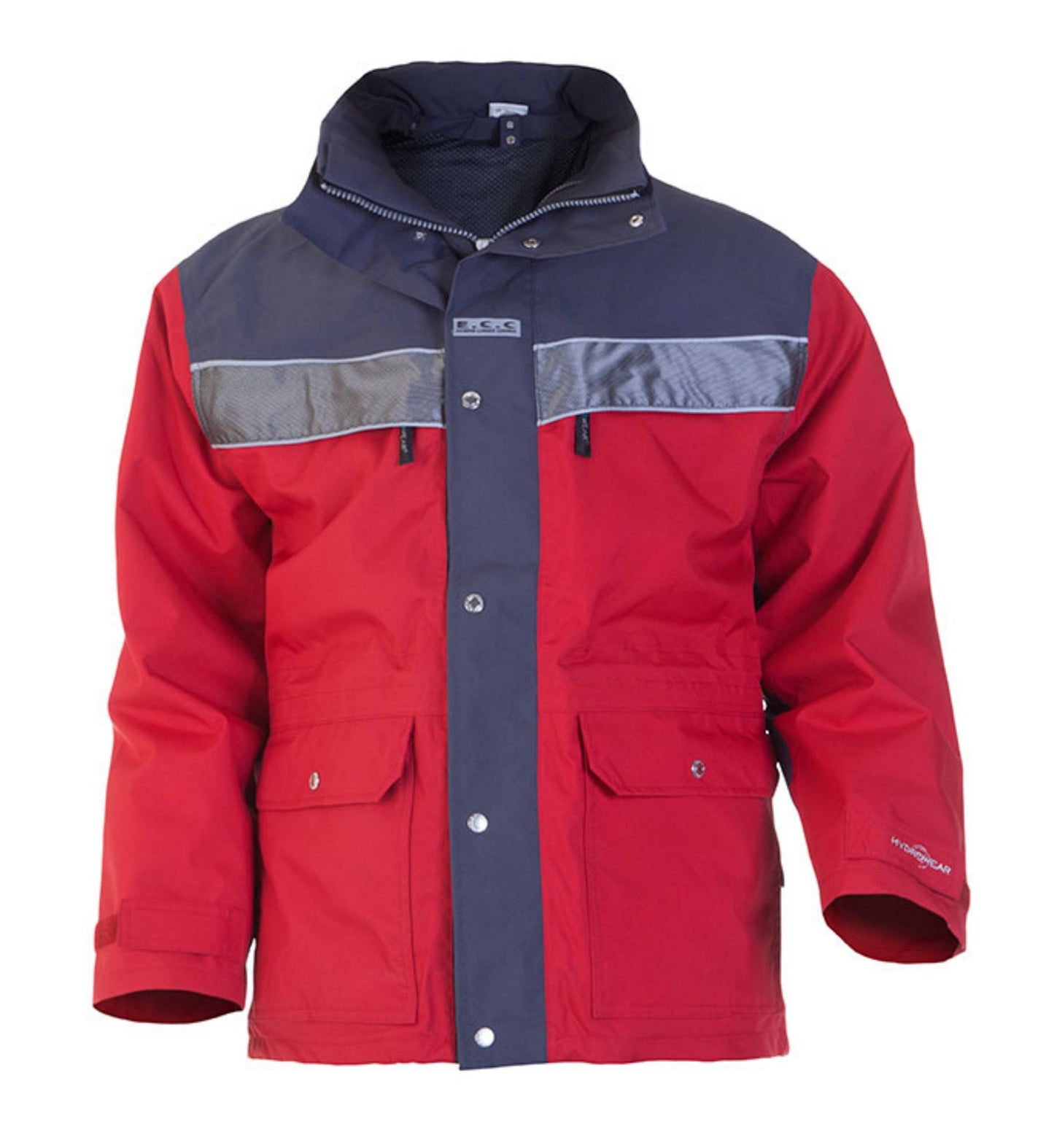 Hydrowear Kiel Simply No Sweat Waterproof Parka Red / Grey 2XL