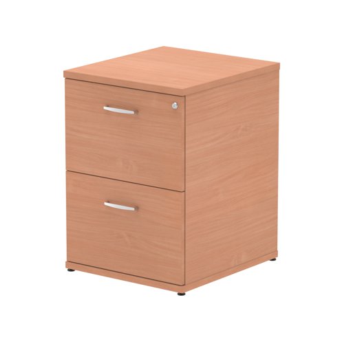 Impulse 2 Drawer Filing Cabinet Beech I000072 DD