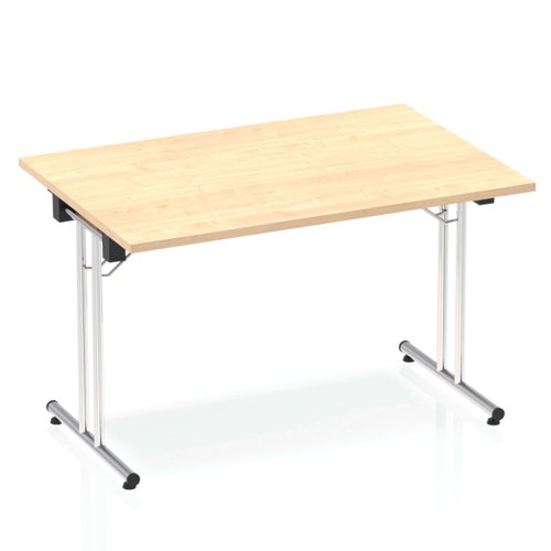Dynamic Impulse 1200mm Folding Rectangular Table Maple Top I000717 DD