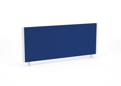 Impulse Straight Screen W1000 x D25 x H400mm Blue With White Frame - I004619 DD