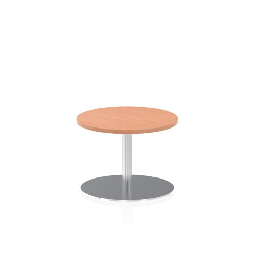Dynamic Italia 600mm Poseur Round Table Beech Top 475mm High Leg ITL0100 DD