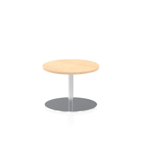 Dynamic Italia 600mm Poseur Round Table Maple Top 475mm High Leg ITL0103 DD