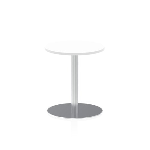 Dynamic Italia 600mm Poseur Round Table White Top 725mm High Leg ITL0108 DD