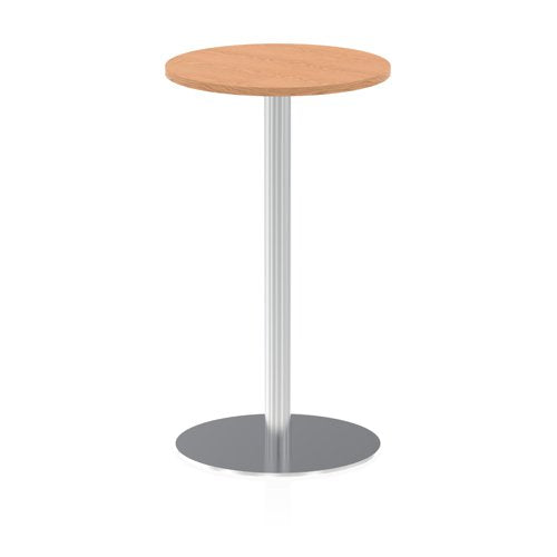 Dynamic Italia 600mm Poseur Round Table Oak Top 1145mm High Leg ITL0116 DD