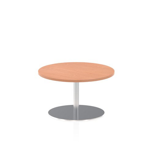 Dynamic Italia 800mm Poseur Round Table Beech Top 475mm High Leg ITL0118 DD