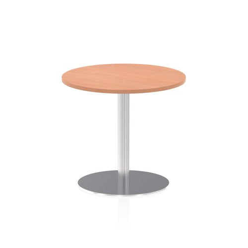 Dynamic Italia 800mm Poseur Round Table Beech Top 725mm High Leg ITL0124 DD