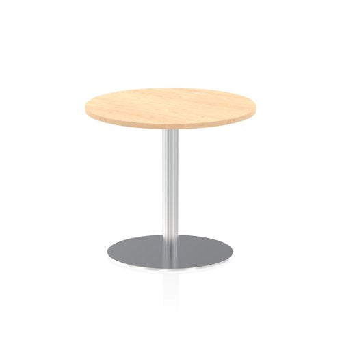 Dynamic Italia 800mm Poseur Round Table Maple Top 725mm High Leg ITL0127 DD