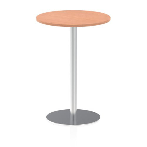 Dynamic Italia 800mm Poseur Round Table Beech Top 1145mm High Leg ITL0130 DD