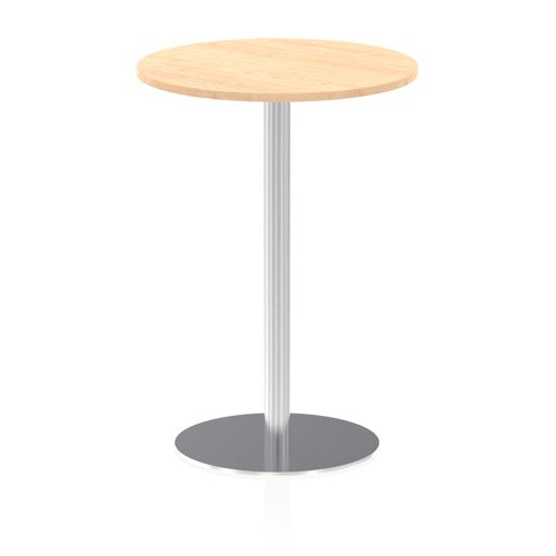 Dynamic Italia 800mm Poseur Round Table Maple Top 1145mm High Leg ITL0133 DD