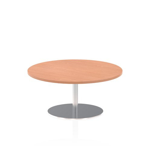 Dynamic Italia 1000mm Poseur Round Table Beech Top 475mm High Leg ITL0136 DD