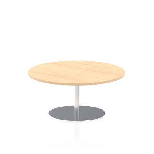 Dynamic Italia 1000mm Poseur Round Table Maple Top 475mm High Leg ITL0139 DD