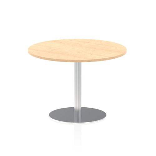 Dynamic Italia 1000mm Poseur Round Table Maple Top 725mm High Leg ITL0145 DD