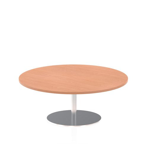 Dynamic Italia 1200mm Poseur Round Table Beech Top 475mm High Leg ITL0154 DD