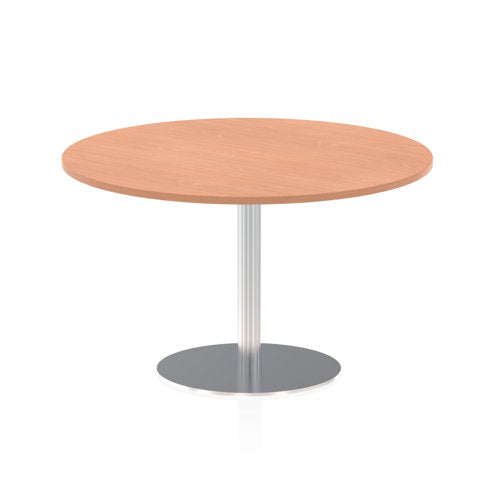 Dynamic Italia 1200mm Poseur Round Table Beech Top 725mm High Leg ITL0160 DD