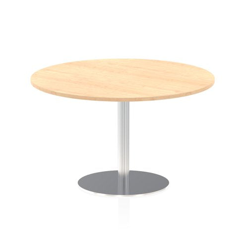 Dynamic Italia 1200mm Poseur Round Table Maple Top 725mm High Leg ITL0163 DD