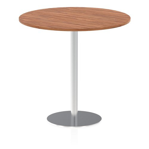 Dynamic Italia 1200mm Poseur Round Table Walnut Top 1145mm High Leg ITL0167 DD