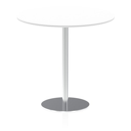 Dynamic Italia 1200mm Poseur Round Table White Top 1145mm High Leg ITL0168 DD