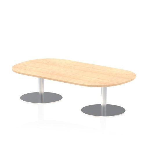 Dynamic Italia 1800mm Poseur Boardroom Table Maple Top 475mm High Leg ITL0175 DD