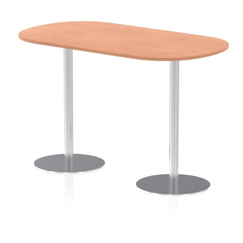 Dynamic Italia 1800mm Poseur Boardroom Table Beech Top 1145mm High Leg ITL0184 DD