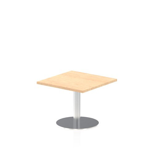 Dynamic Italia 600mm Poseur Square Table Maple Top 475mm High Leg ITL0211 DD