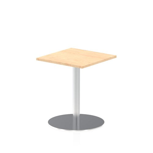 Dynamic Italia 600mm Poseur Square Table Maple Top 725mm High Leg ITL0217 DD