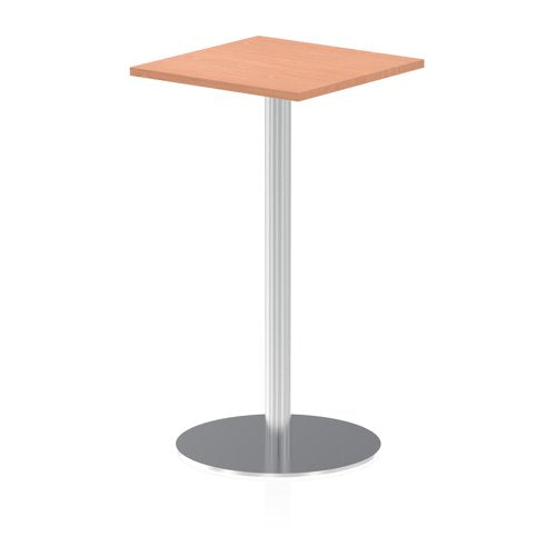 Dynamic Italia 600mm Poseur Square Table Beech Top 1145mm High Leg ITL0220 DD