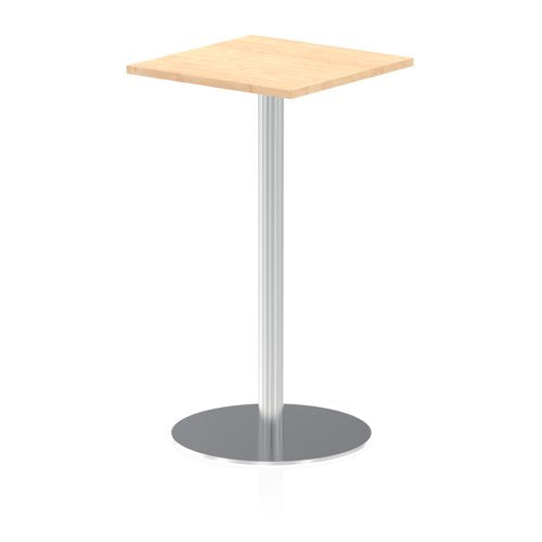 Dynamic Italia 600mm Poseur Square Table Maple Top 1145mm High Leg ITL0223 DD