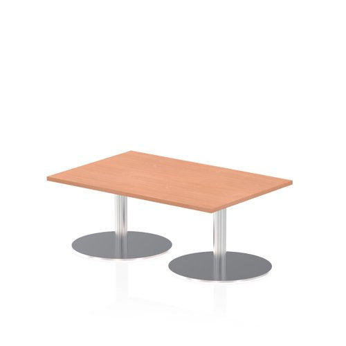 Dynamic Italia 1200 x 800mm Poseur Rectangular Table Beech Top 475mm High Leg ITL0244 DD