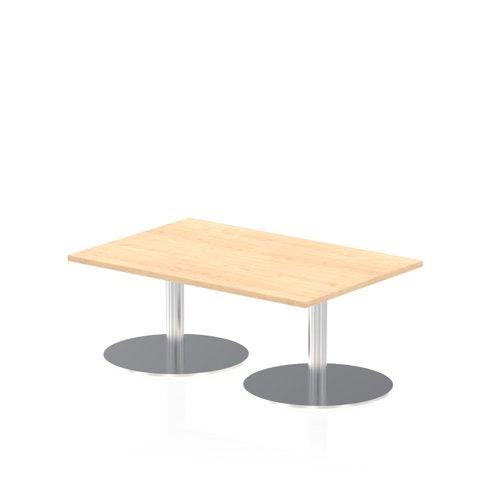 Dynamic Italia 1200 x 800mm Poseur Rectangular Table Maple Top 475mm High Leg ITL0247 DD