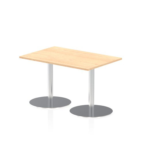 Dynamic Italia 1200 x 800mm Poseur Rectangular Table Maple Top 725mm High Leg ITL0253 DD