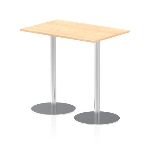 Dynamic Italia 1200 x 800mm Poseur Rectangular Table Maple Top 1145mm High Leg ITL0259 DD