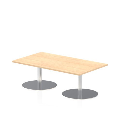 Dynamic Italia 1400 x 800mm Poseur Rectangular Table Maple Top 475mm High Leg ITL0265 DD