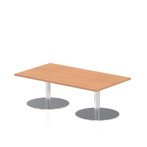 Dynamic Italia 1400 x 800mm Poseur Rectangular Table Oak Top 475mm High Leg ITL0266 DD