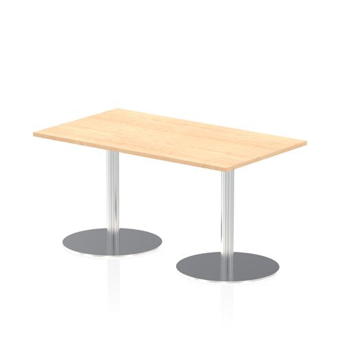 Dynamic Italia 1400 x 800mm Poseur Rectangular Table Maple Top 725mm High Leg ITL0271 DD
