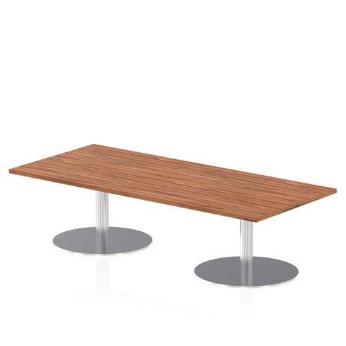 Dynamic Italia 1800 x 800mm Poseur Rectangular Table Walnut Top 475mm High Leg ITL0299 DD